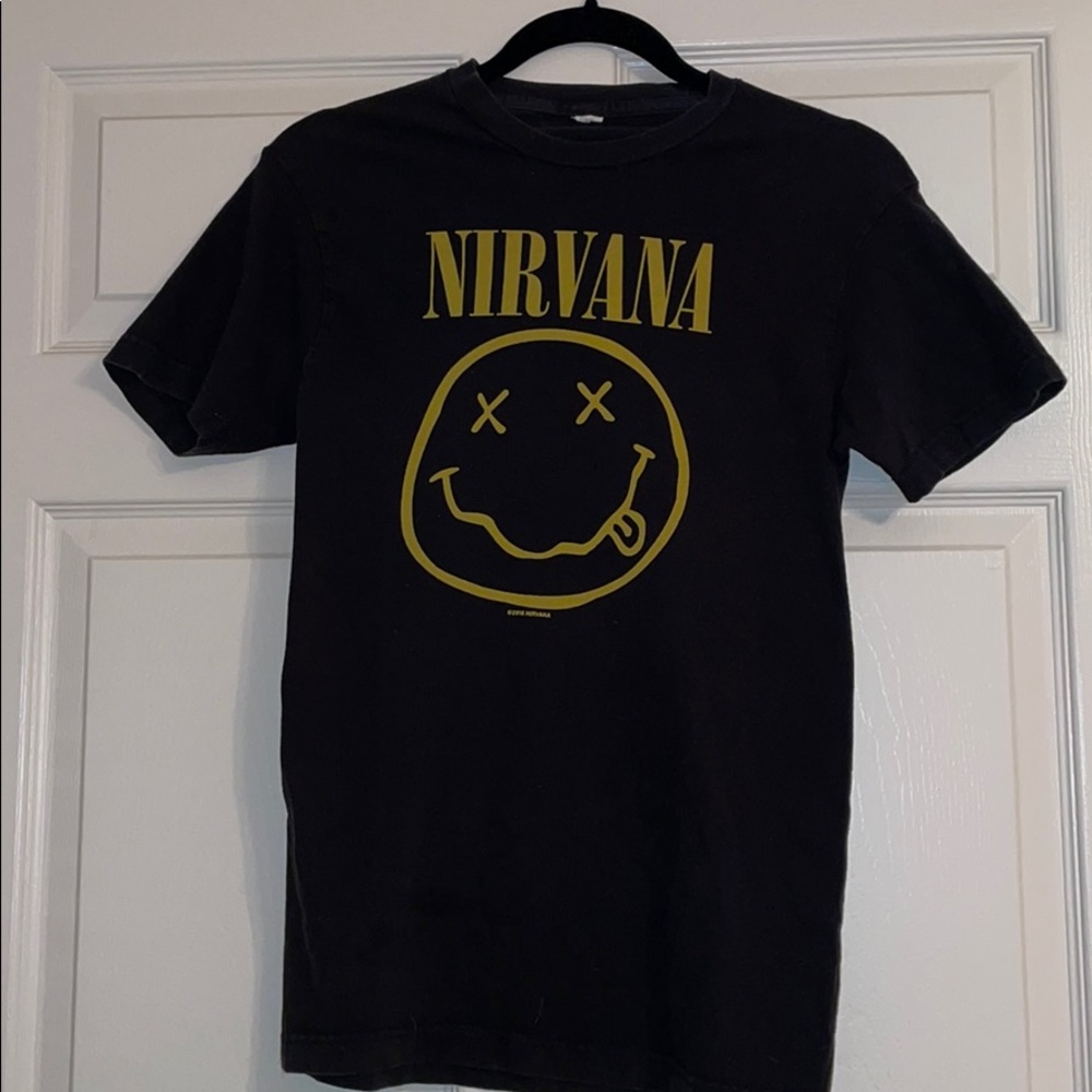 Nirvana Smiley Face Tee